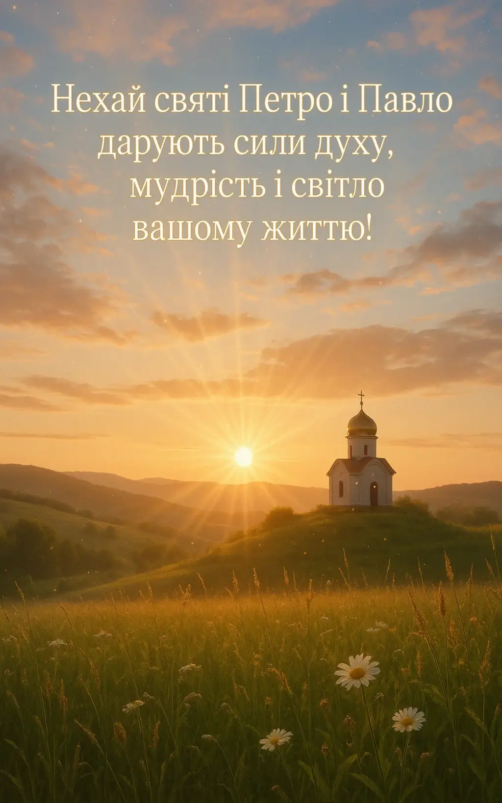 Привітання з Петра і Павла