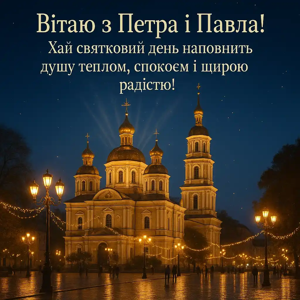 Привітання з Петра і Павла