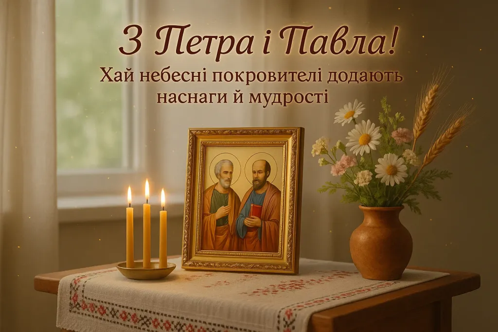 Привітання з Петра і Павла