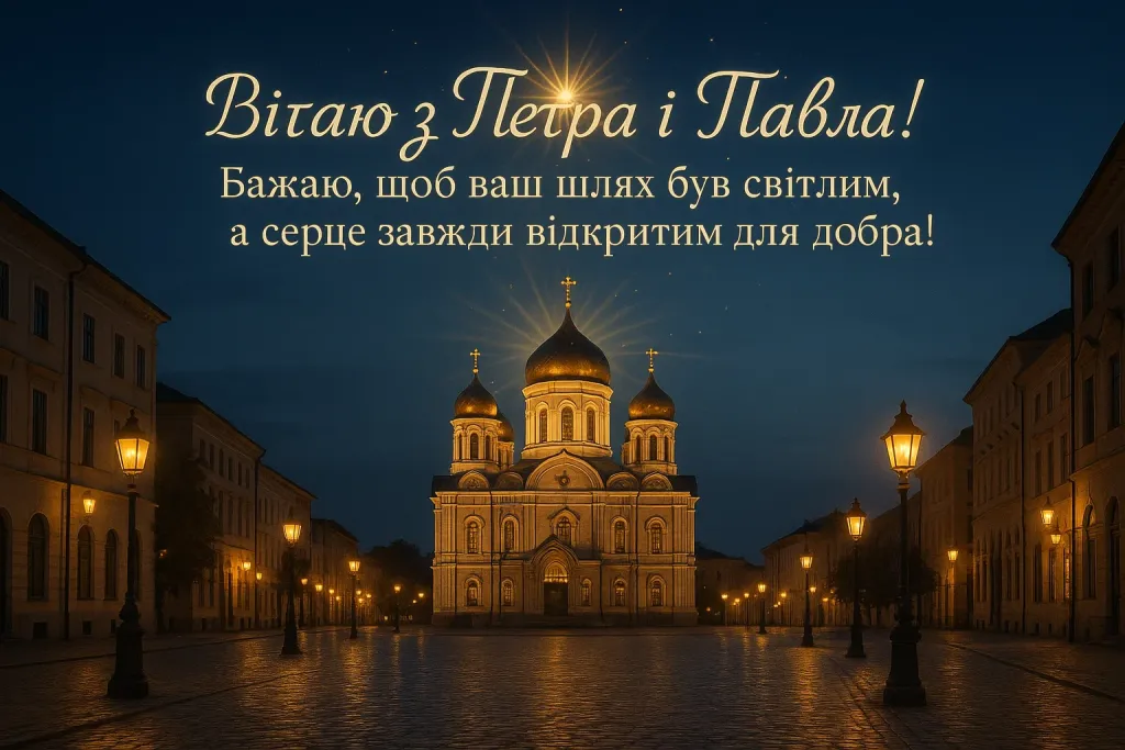 Привітання з Петра і Павла