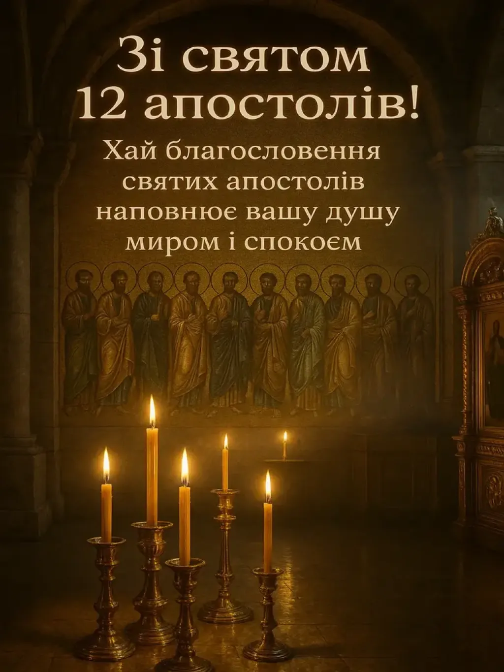 Привітання з собором 12 апостолів