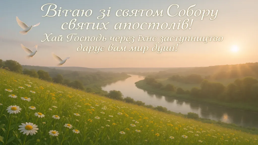 Привітання з собором 12 апостолів