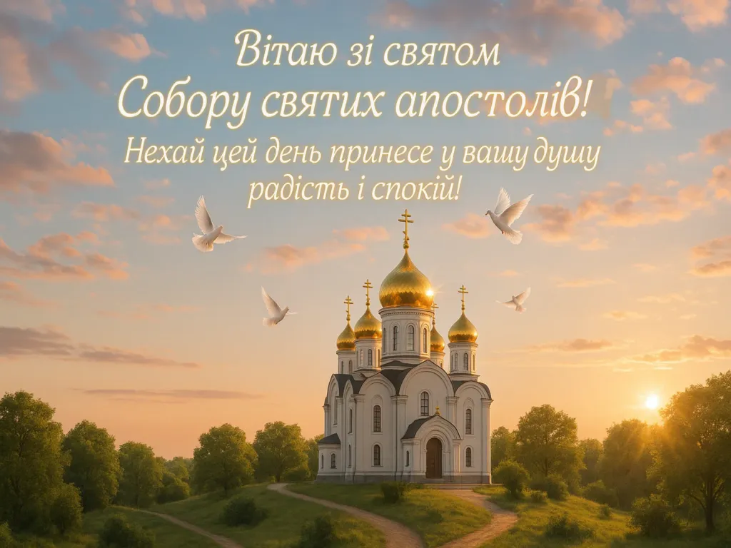 Привітання з собором 12 апостолів
