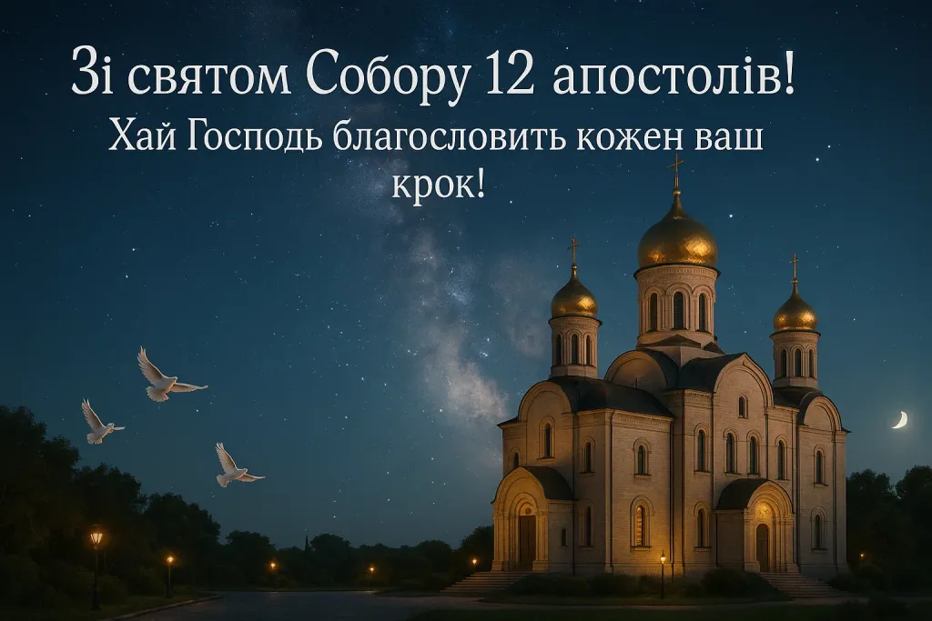 Привітання з собором 12 апостолів