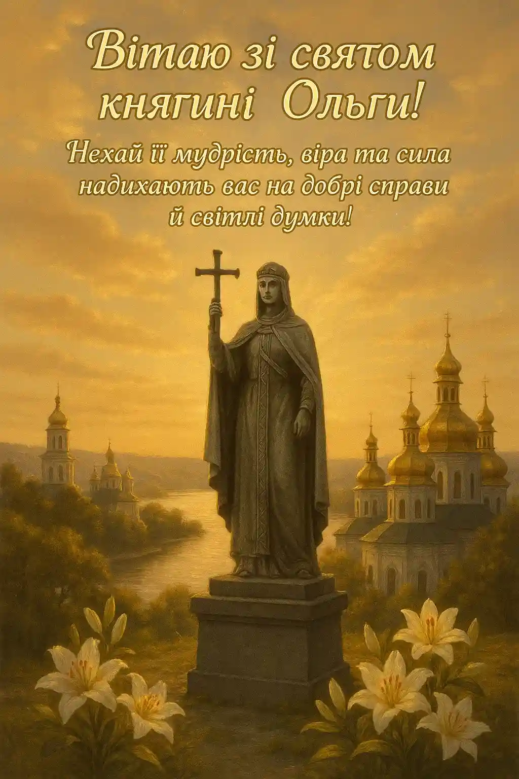 Привітання зі святом Ольги — княгині київської