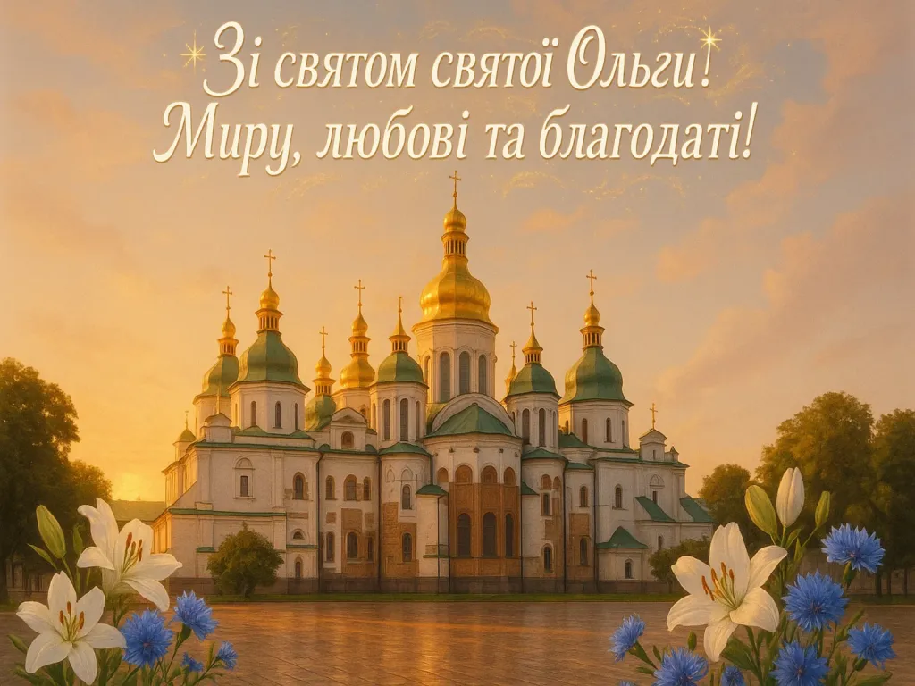 Привітання зі святом Ольги — княгині київської