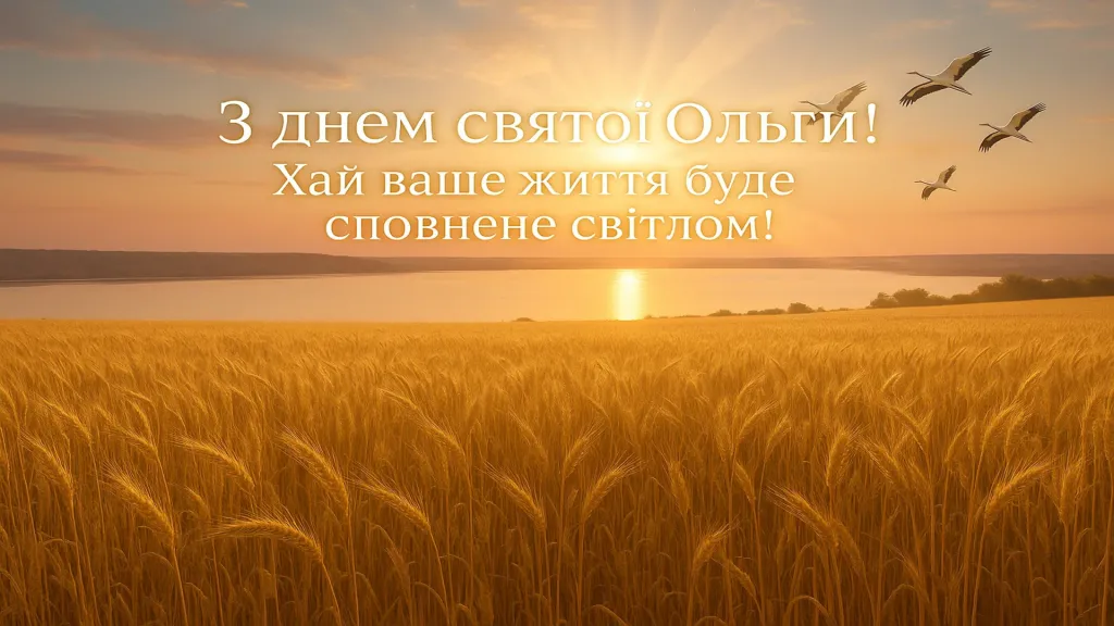 Привітання зі святом Ольги — княгині київської