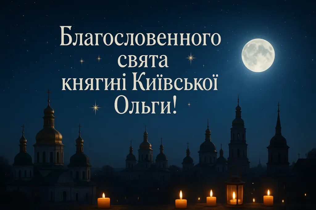 Привітання зі святом Ольги — княгині київської