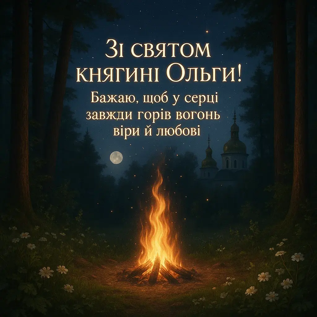 Привітання зі святом Ольги — княгині київської