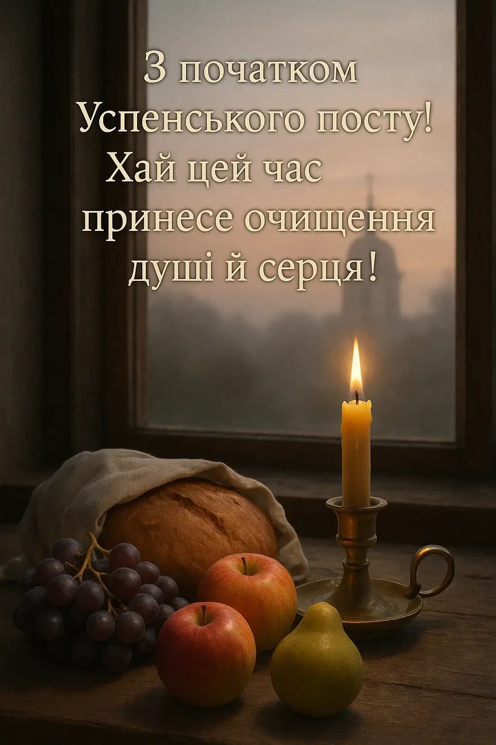 Привітання з початком Успенського посту