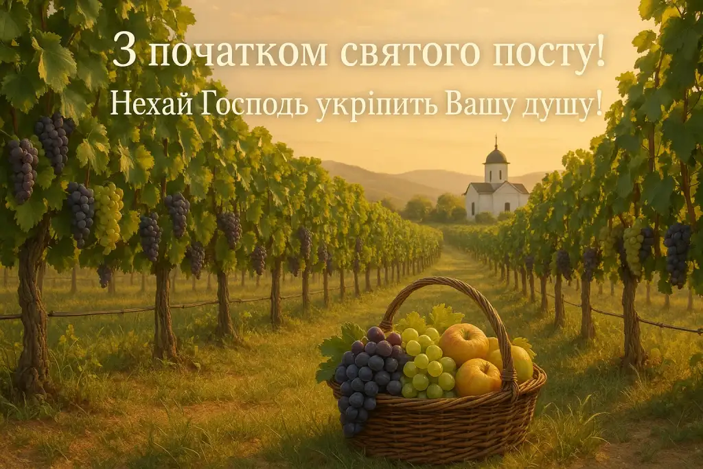 Привітання з початком Успенського посту