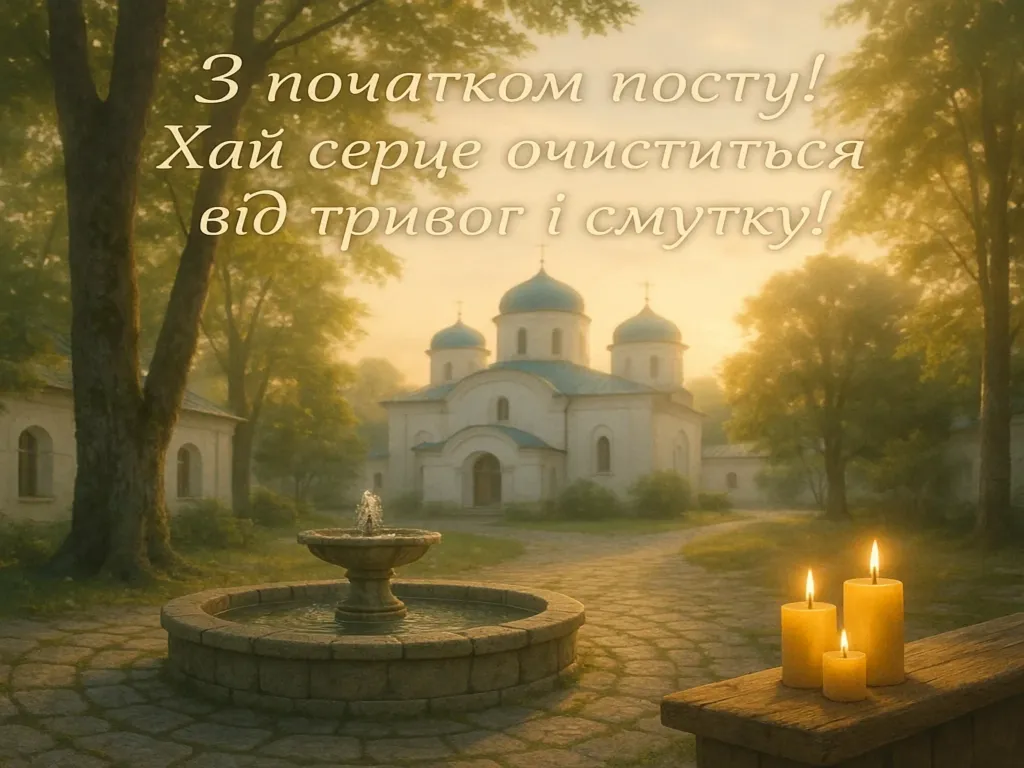 Привітання з початком Успенського посту