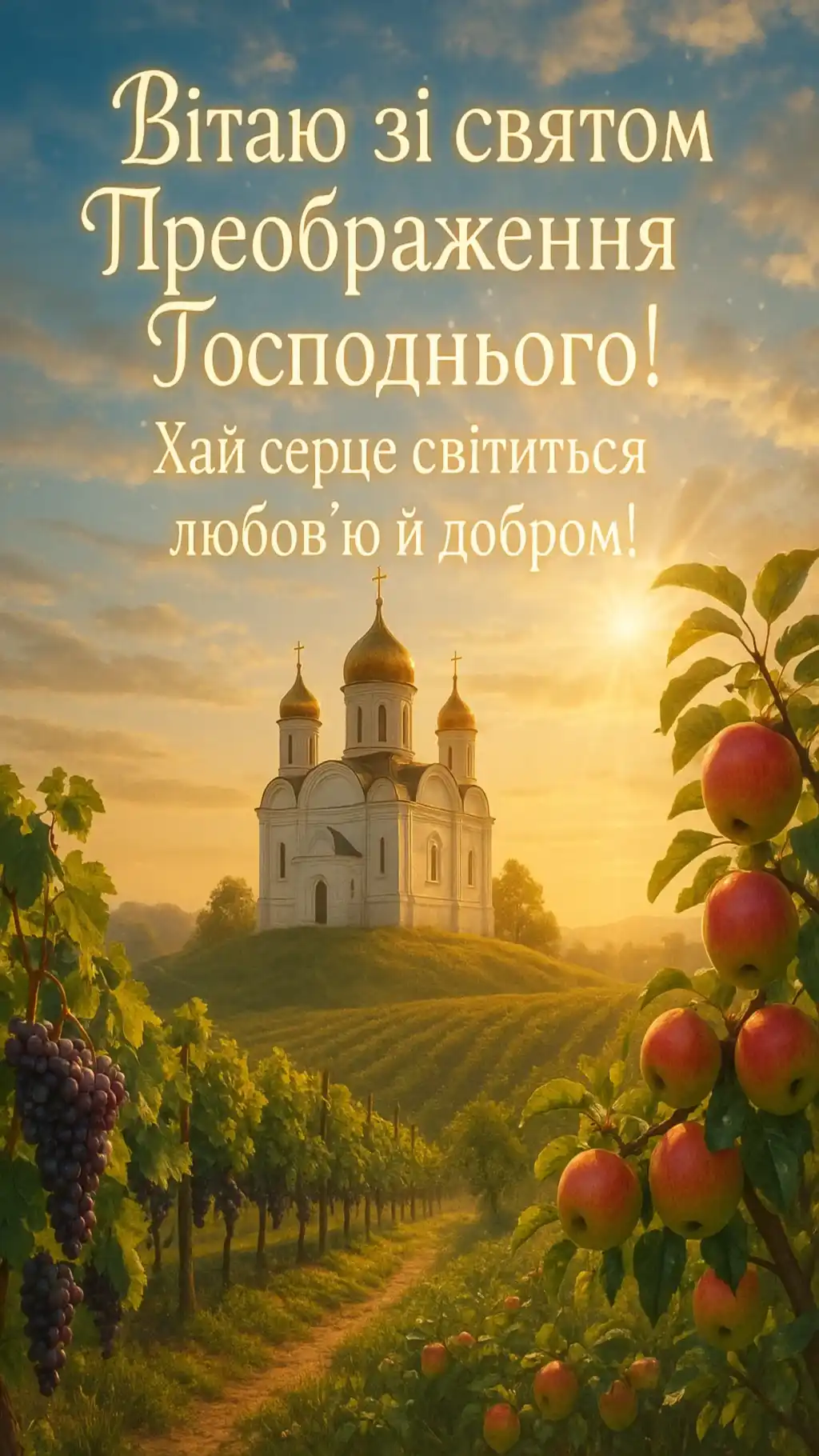Привітання з Преображенням Господнім
