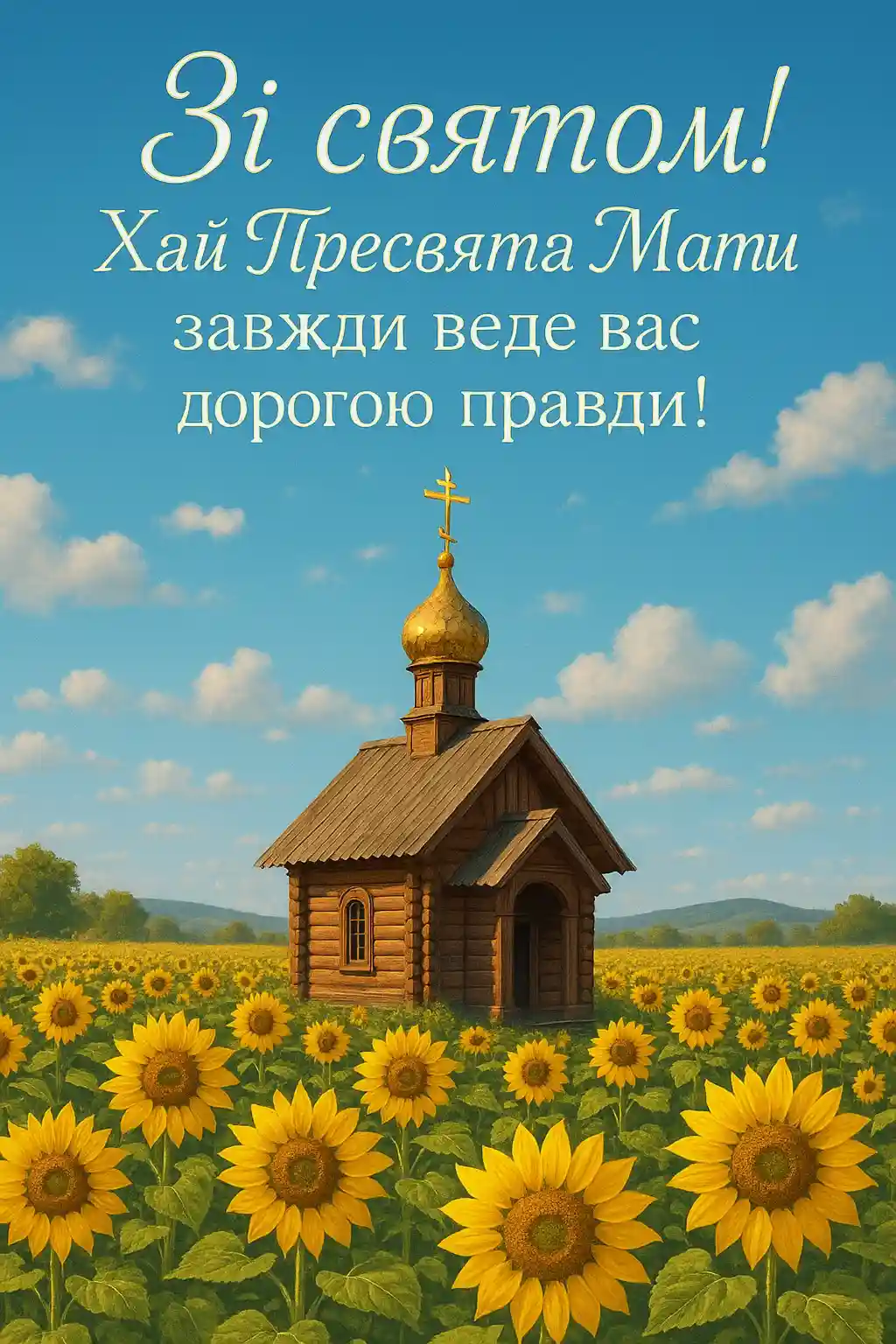 Привітання з Успінням Пресвятої Богородиці