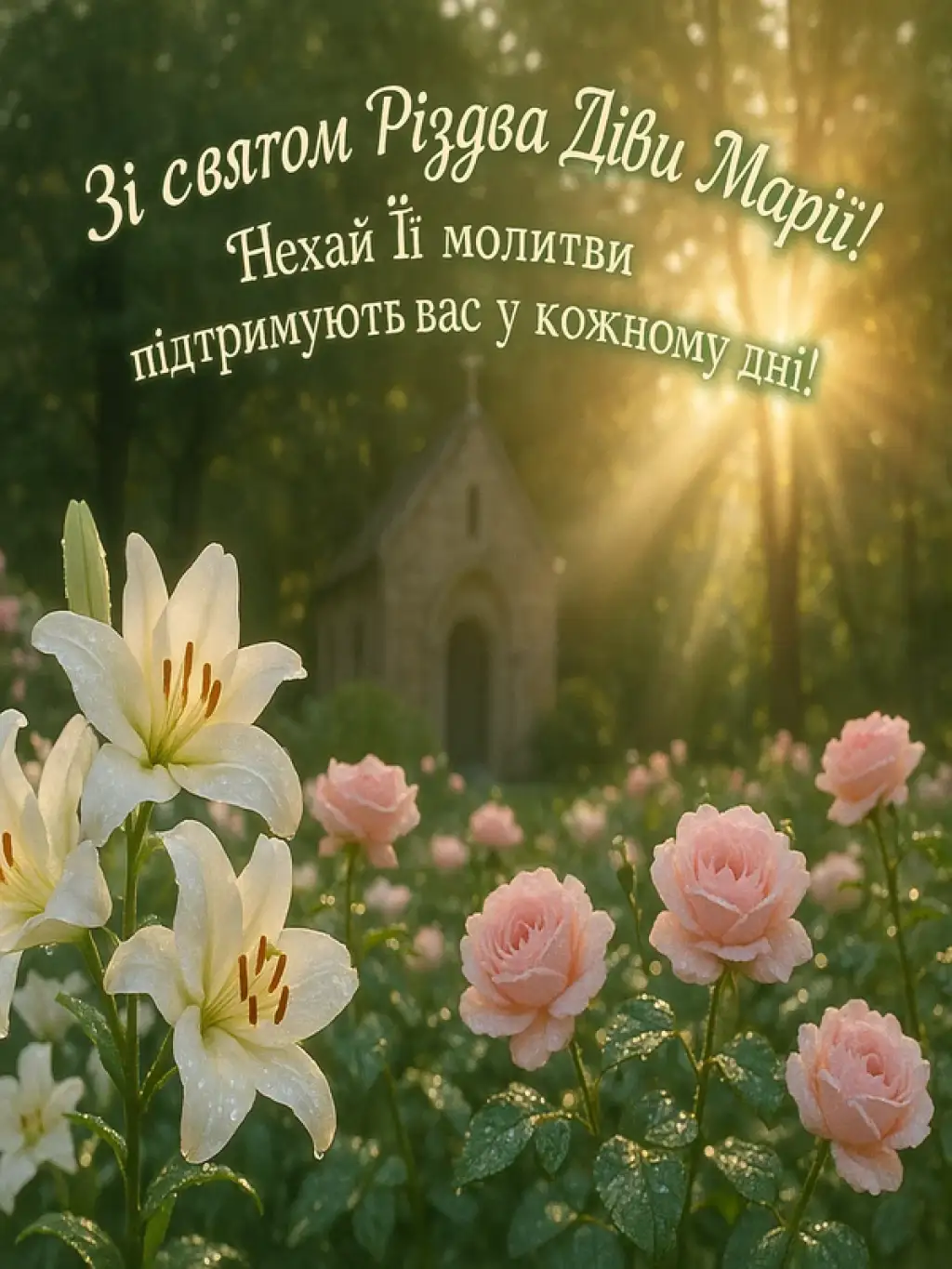 Привітання з Різдвом Пресвятої Богородиці