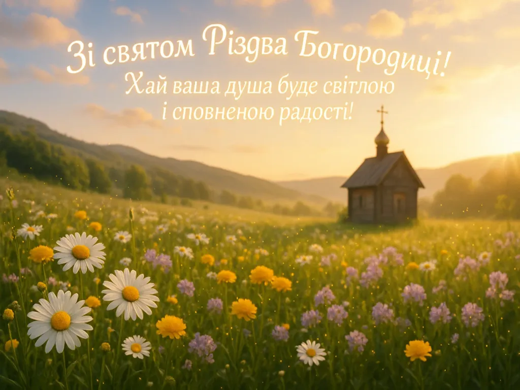 Привітання з Різдвом Пресвятої Богородиці