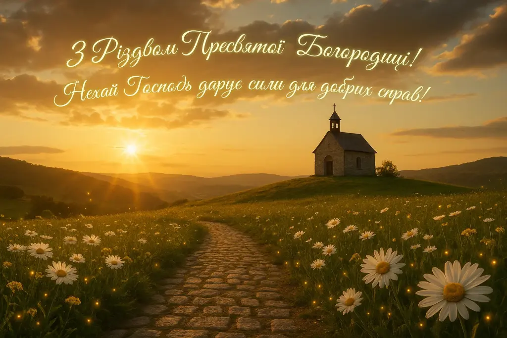 Привітання з Різдвом Пресвятої Богородиці