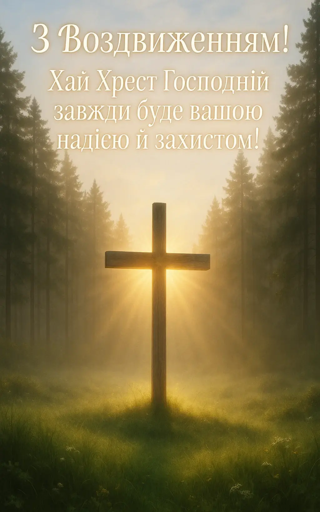 Привітання з Воздвиженням Хреста Господнього