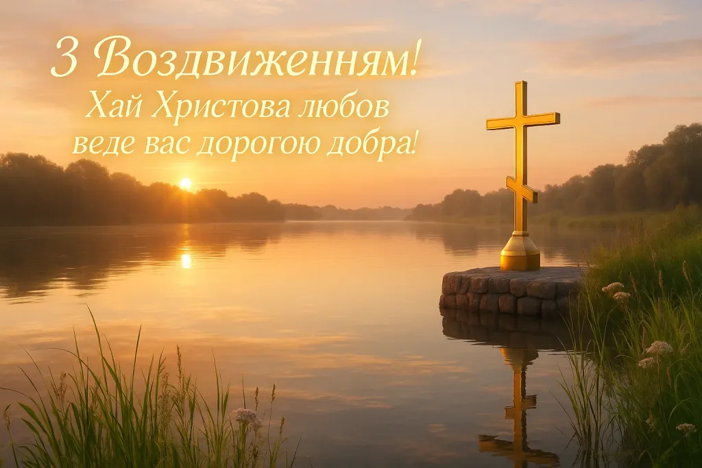 Привітання з Воздвиженням Хреста Господнього