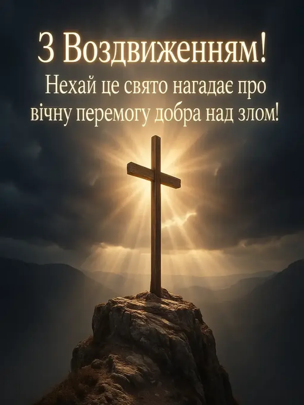 Привітання з Воздвиженням Хреста Господнього