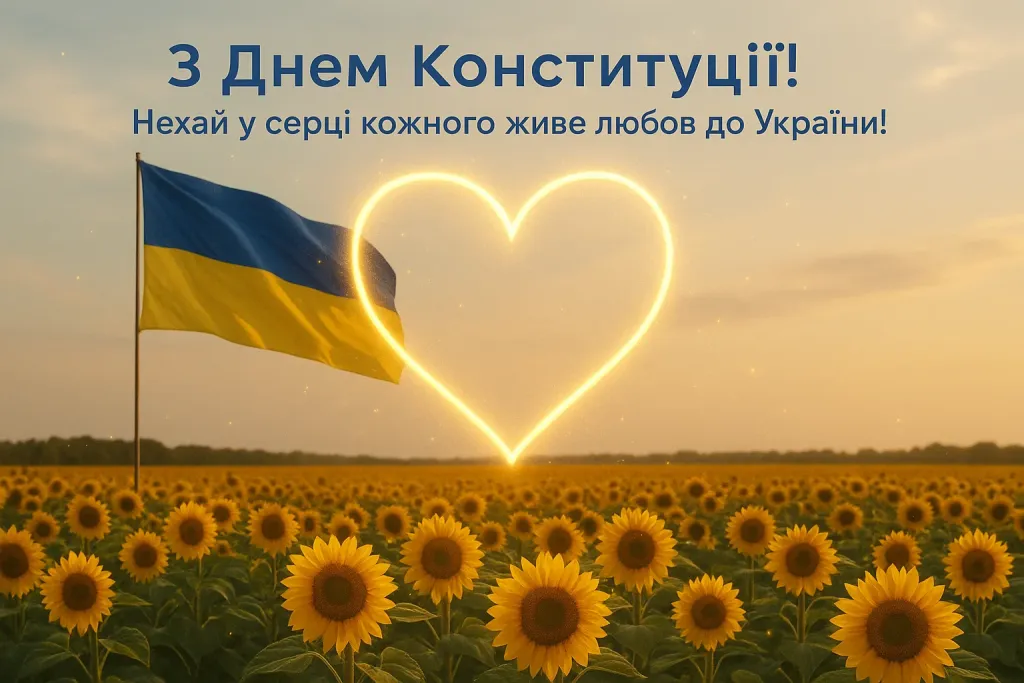 Привітання з Днем Конституції України
