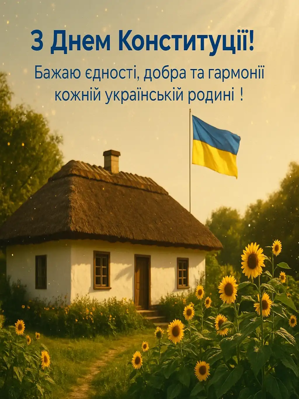 Привітання з Днем Конституції України