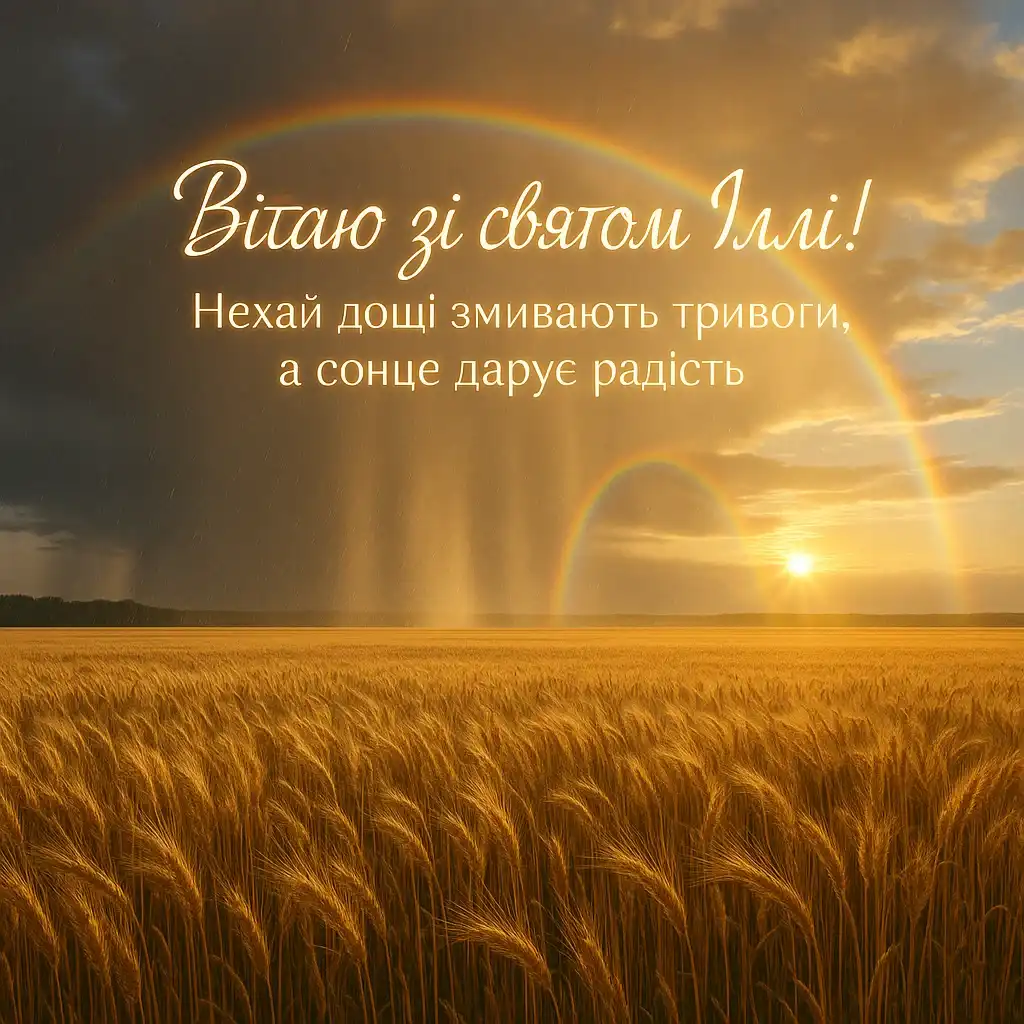 Привітання з днем пророка Іллі