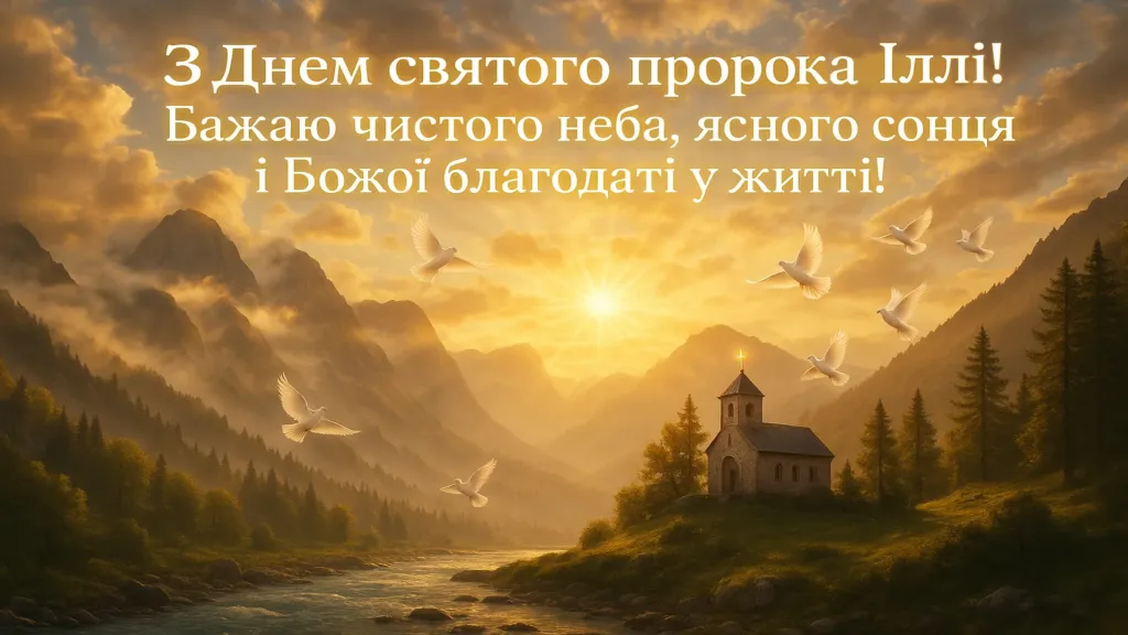 Привітання з днем пророка Іллі
