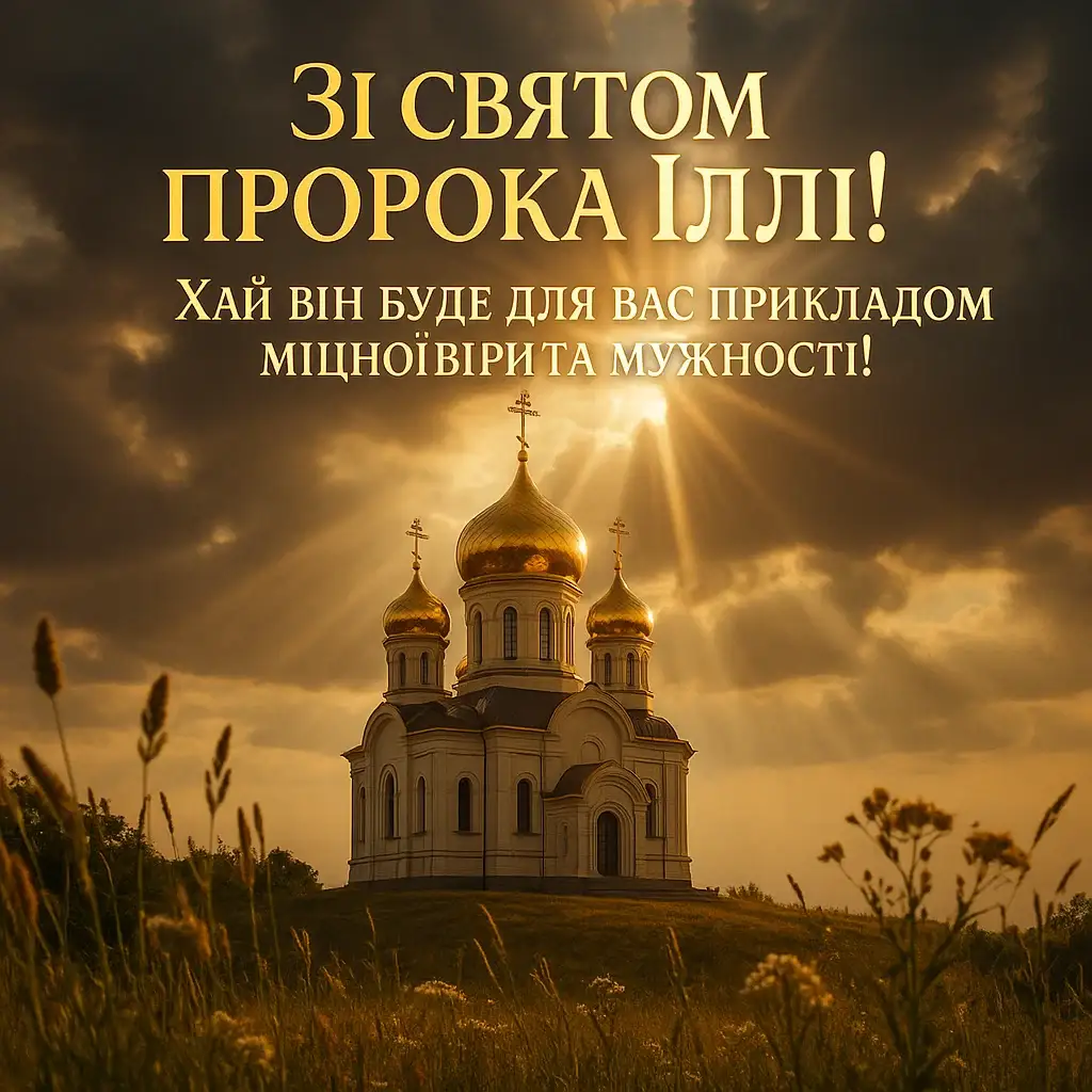 Привітання з днем пророка Іллі