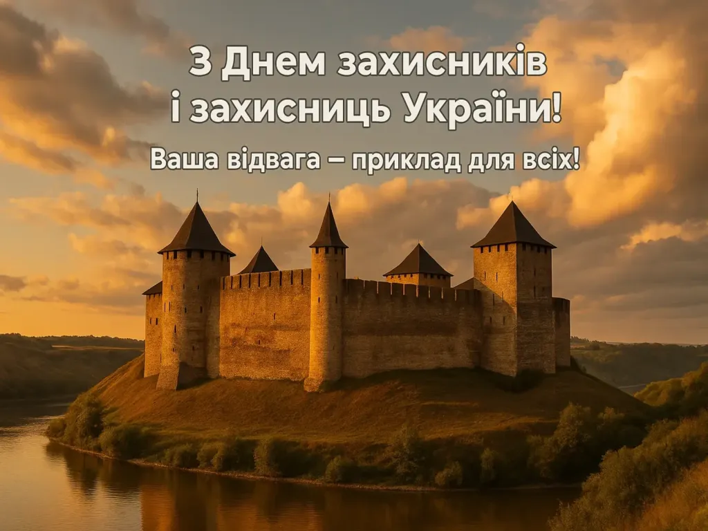 Привітання з днем захисників і захисниць України