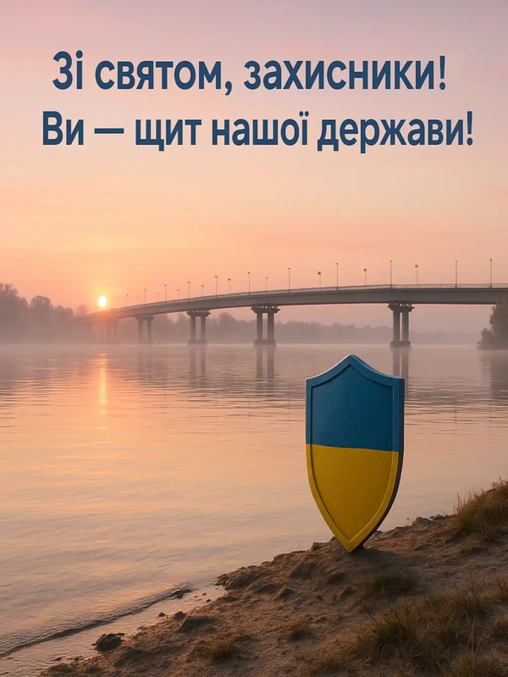 Привітання з днем захисників і захисниць України