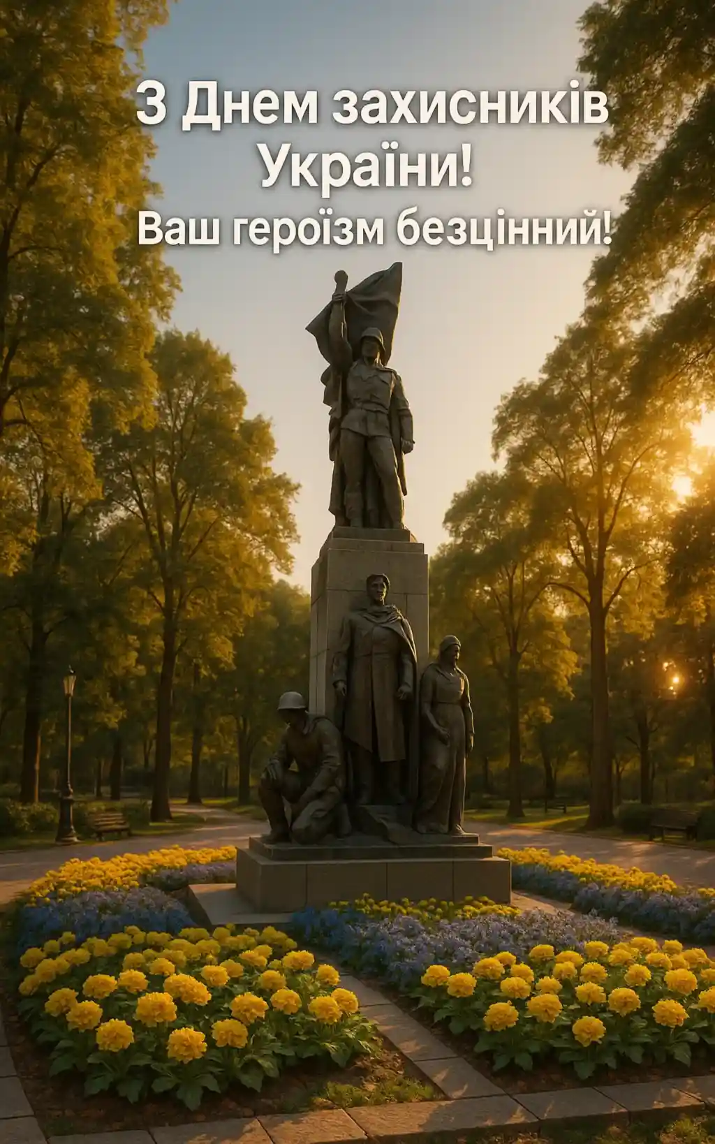 Привітання з днем захисників і захисниць України