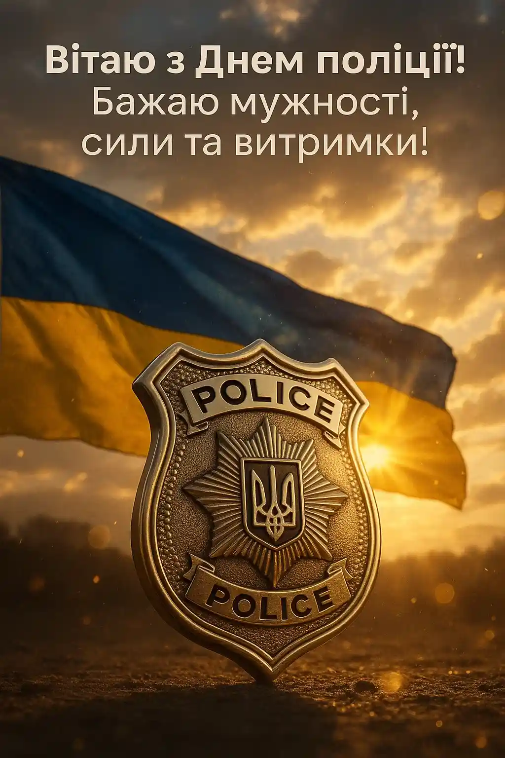 Привітання з днем поліції