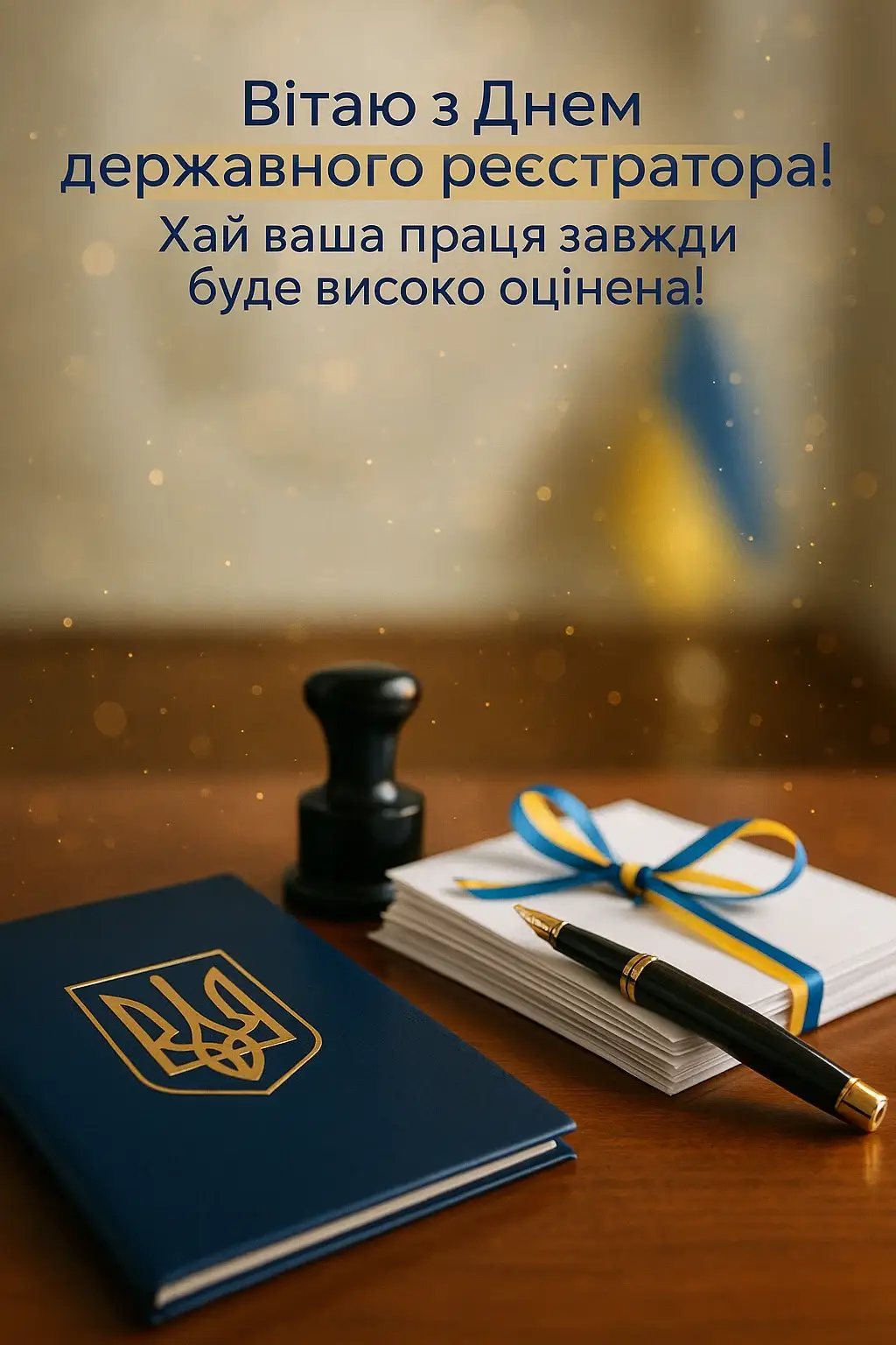 Привітання з днем державного реєстратора