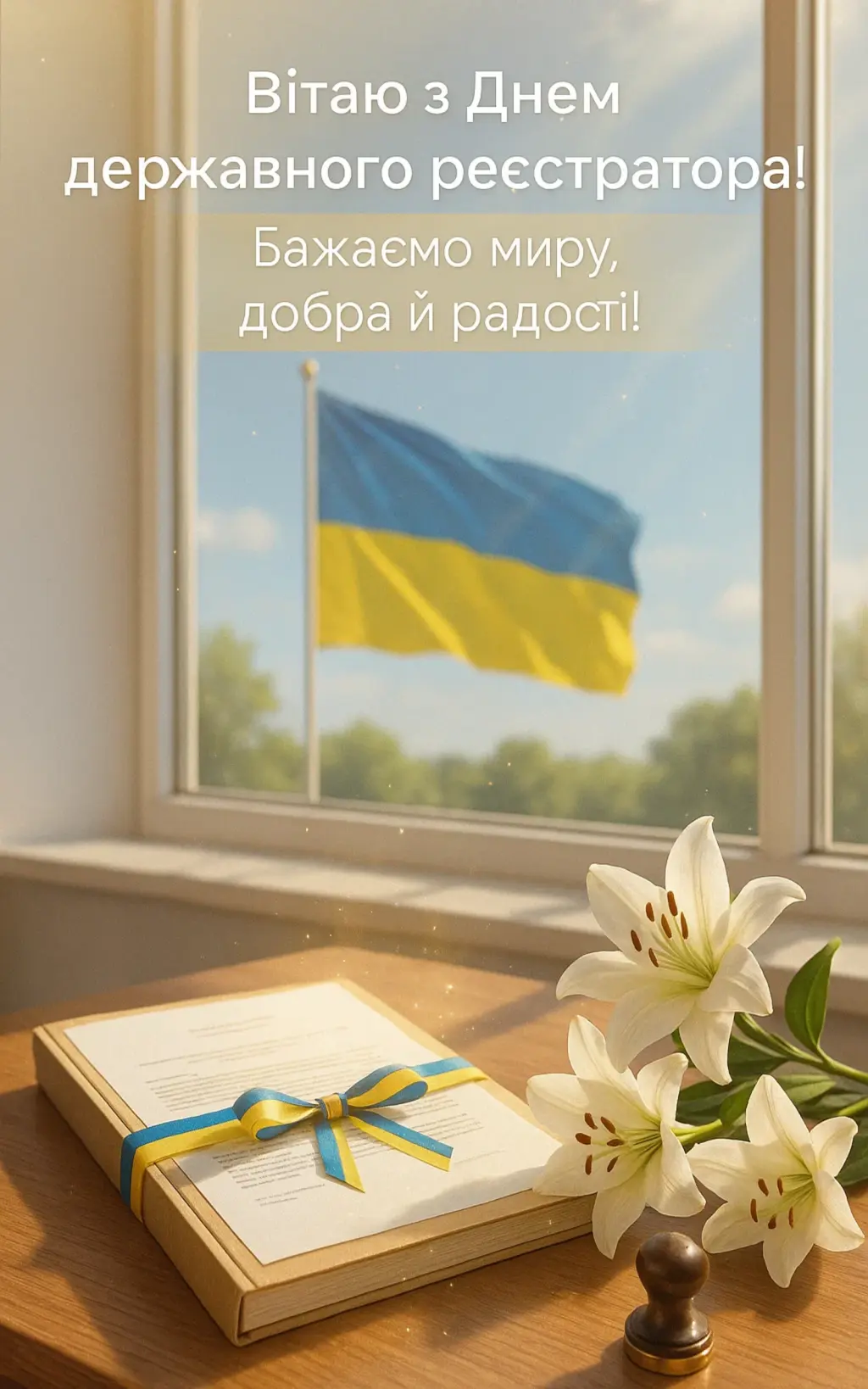 Привітання з днем державного реєстратора