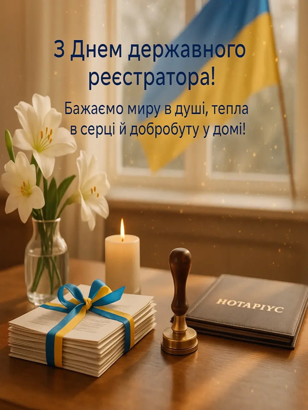 Привітання з днем державного реєстратора
