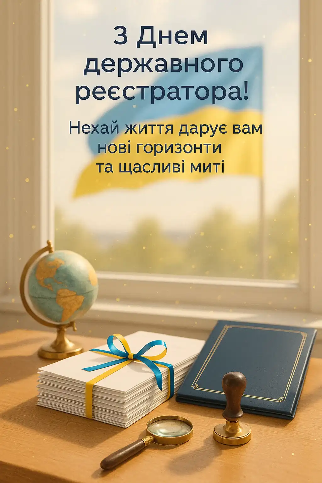 Привітання з днем державного реєстратора