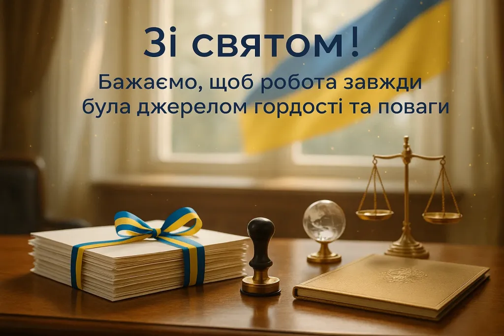 Привітання з днем державного реєстратора