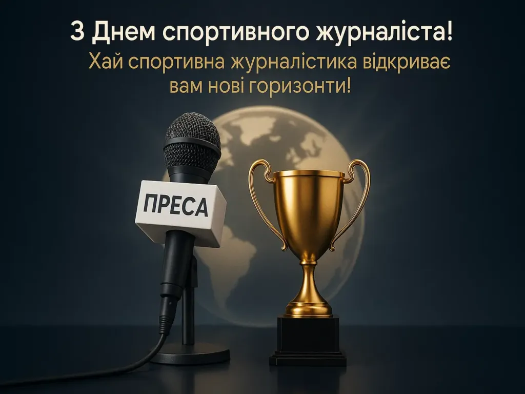Привітання з міжнародним днем спортивного журналіста