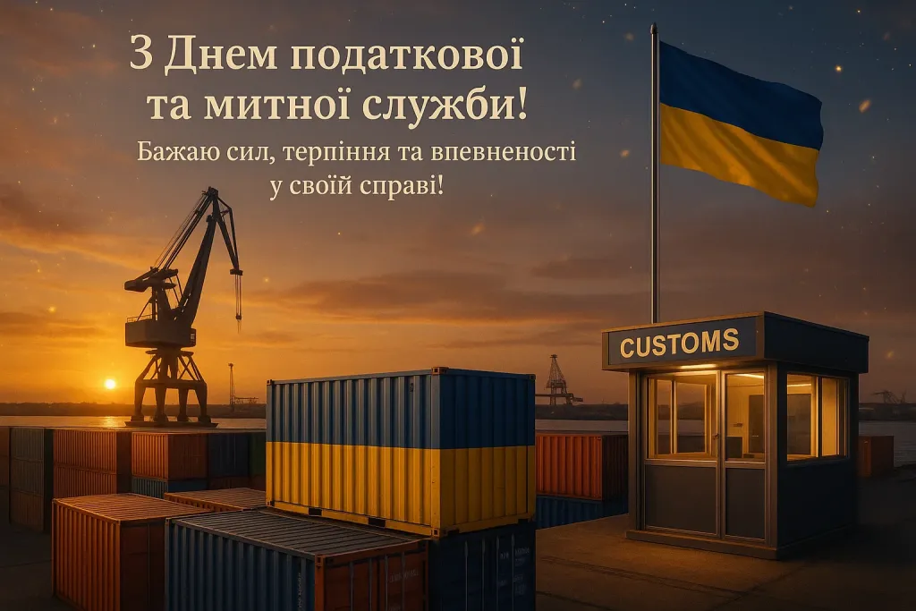 Привітання з днем працівника податкової та митної справи України