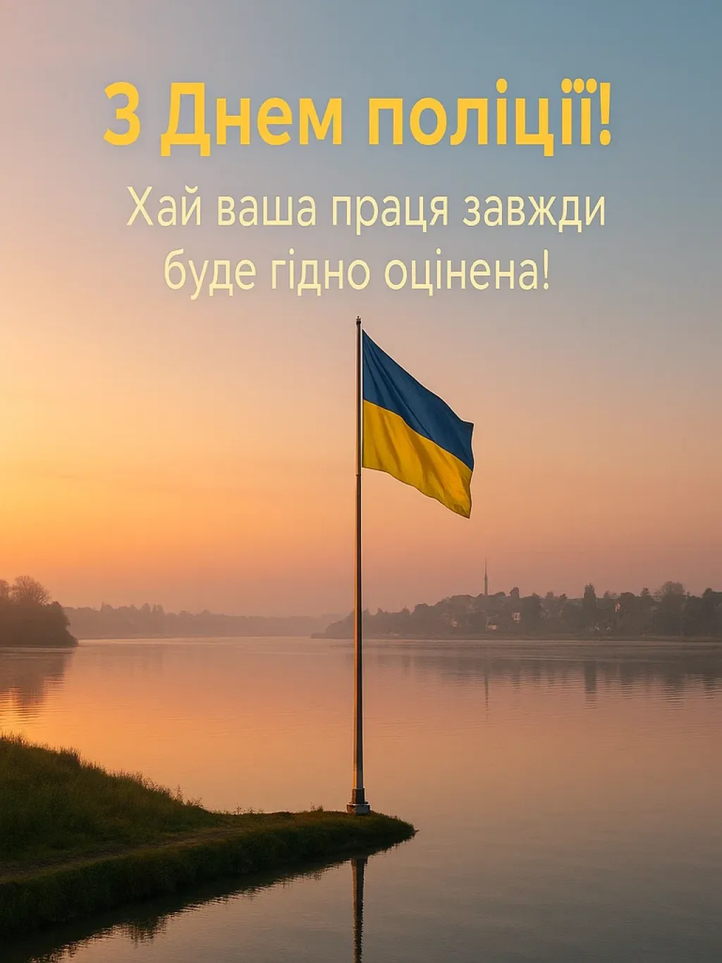 Привітання з днем національної поліції