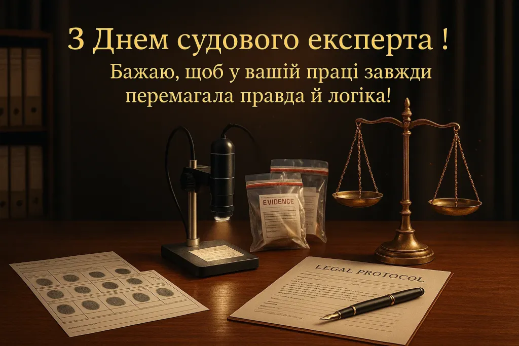 Привітання з днем судового експерта