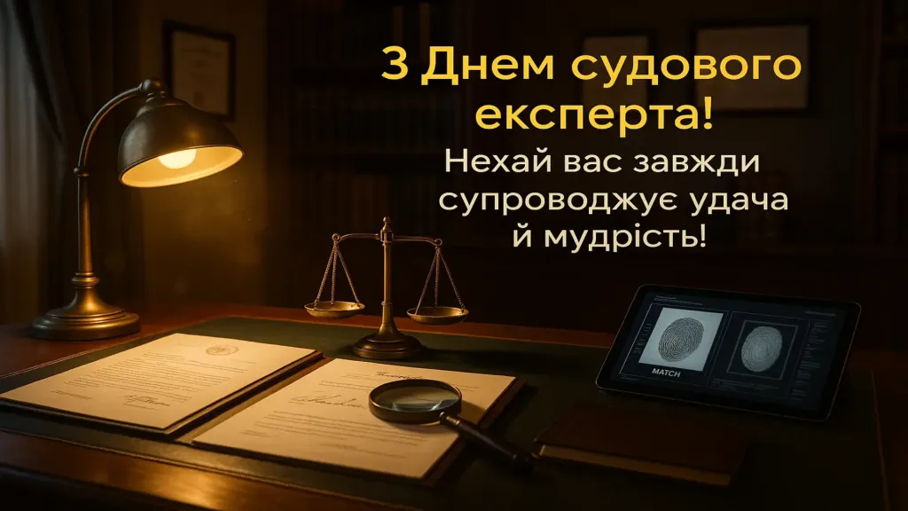 Привітання з днем судового експерта