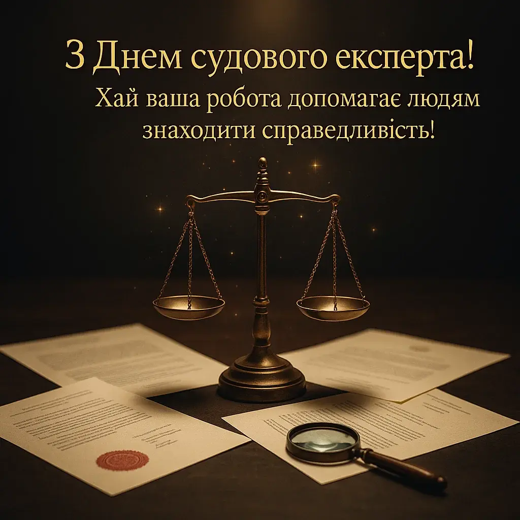 Привітання з днем судового експерта