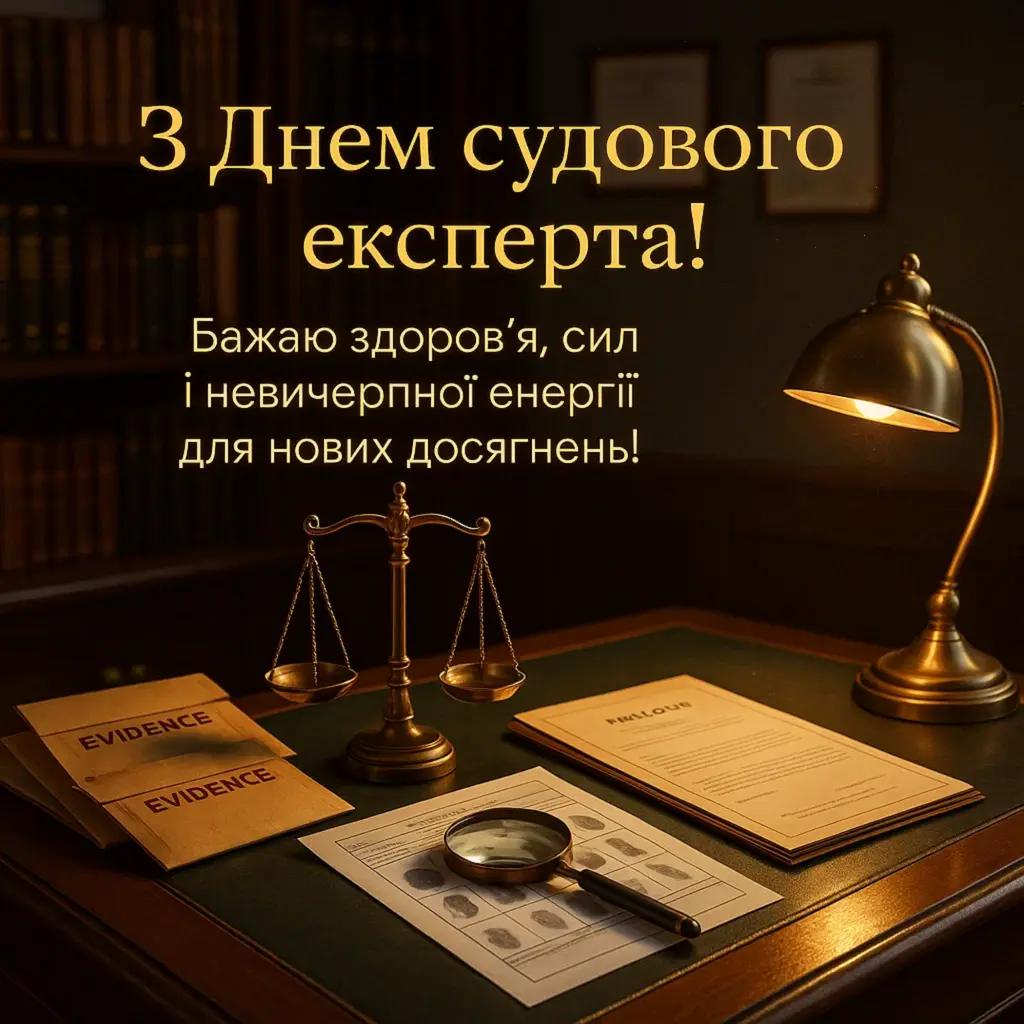 Привітання з днем судового експерта