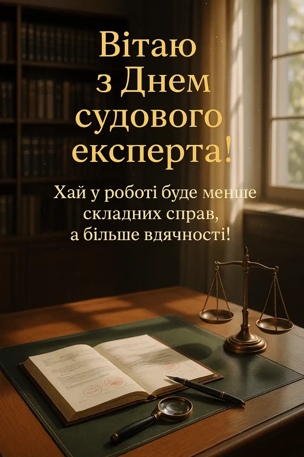 Привітання з днем судового експерта