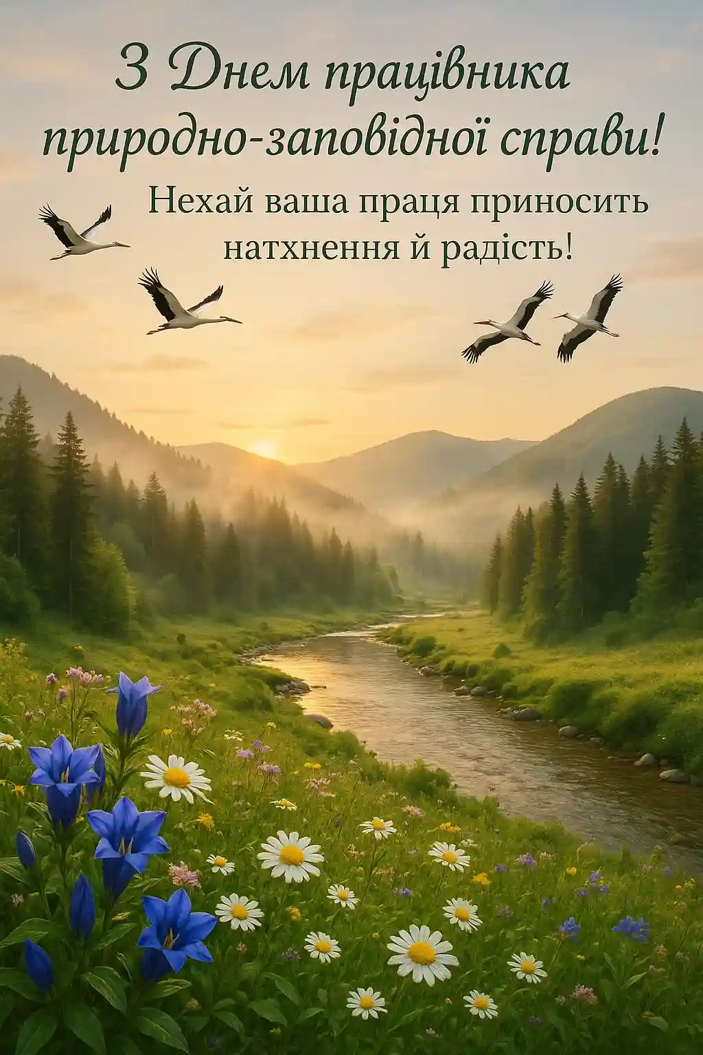 Привітання з днем працівника природно-заповідної справи України