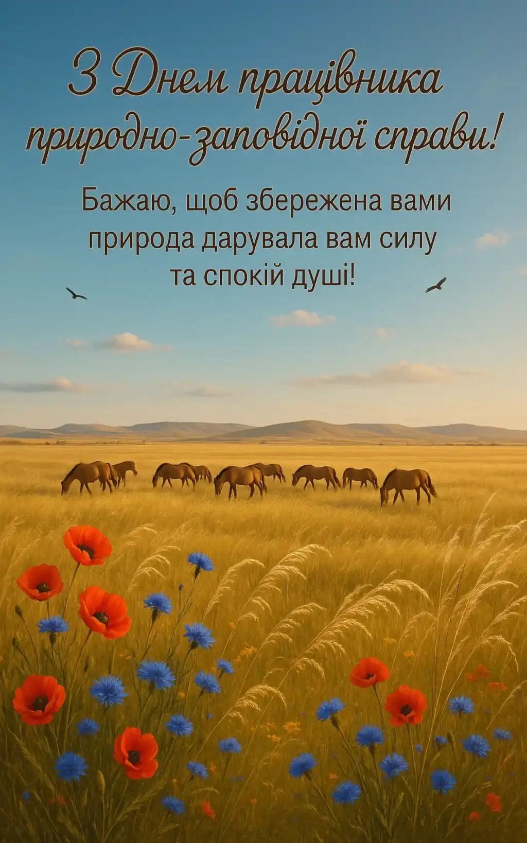 Привітання з днем працівника природно-заповідної справи України