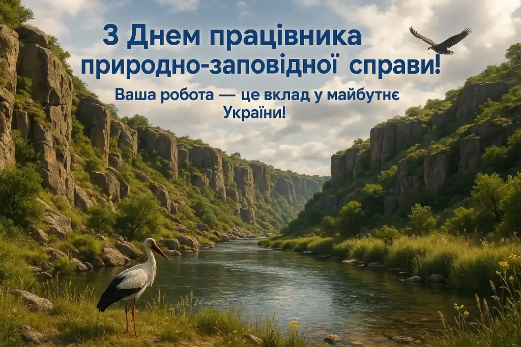 Привітання з днем працівника природно-заповідної справи України