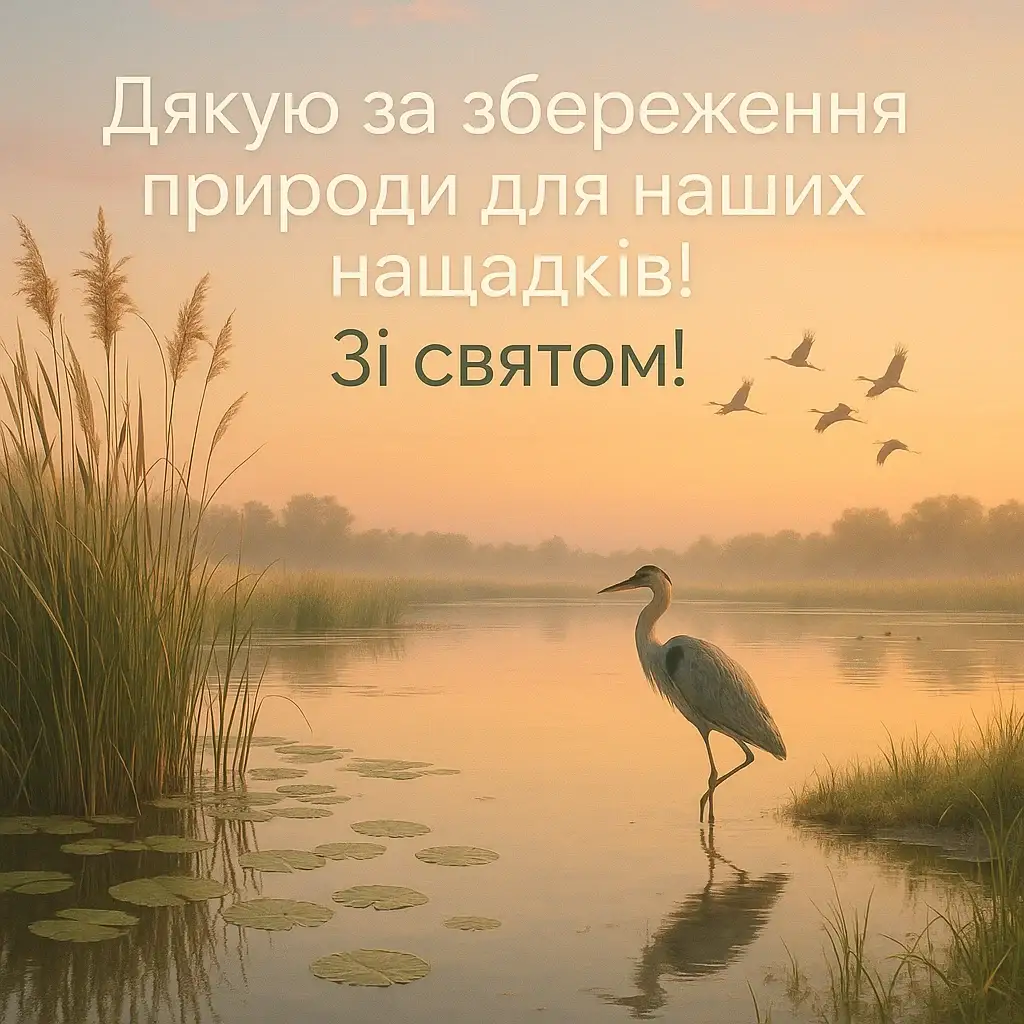 Привітання з днем працівника природно-заповідної справи України